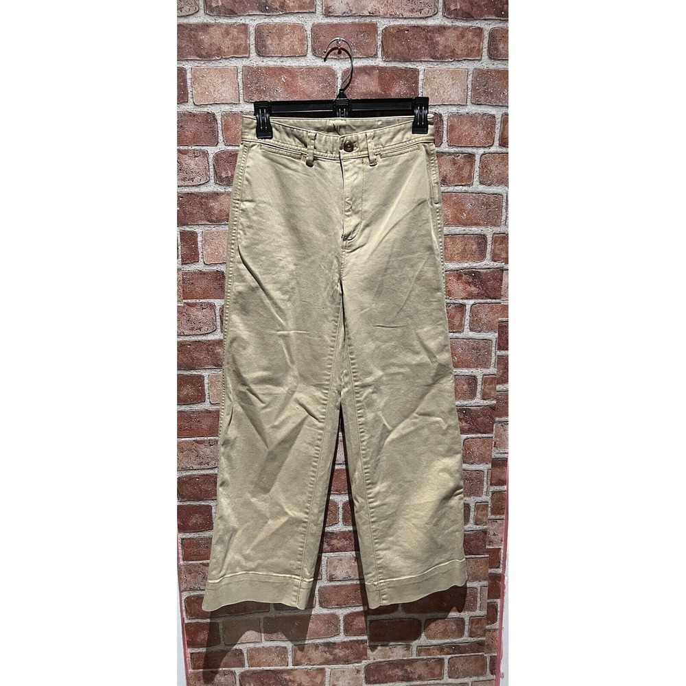 GAP Bootcut Casual/School Khaki Tan Size 00 Girls Pants W/Belt Loops&Pockets